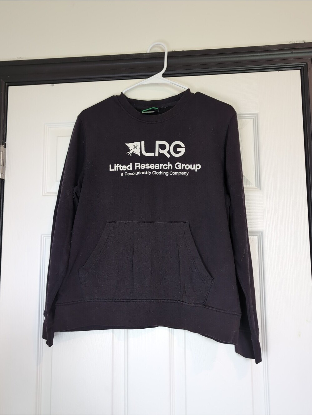 Small Lifted Research Group black sweatshirt